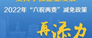 一圖了解：支持小微企業(yè)發(fā)展，2022年“六稅兩費”減免政策再添力